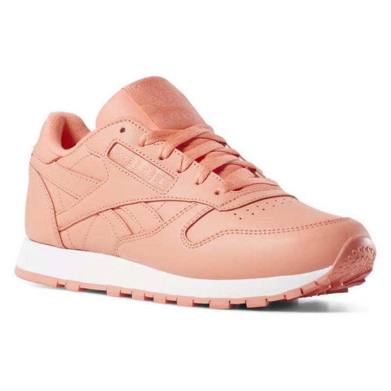 Tenisi Reebok Classic Leather Dama Roz/Albi Romania UN9893MC